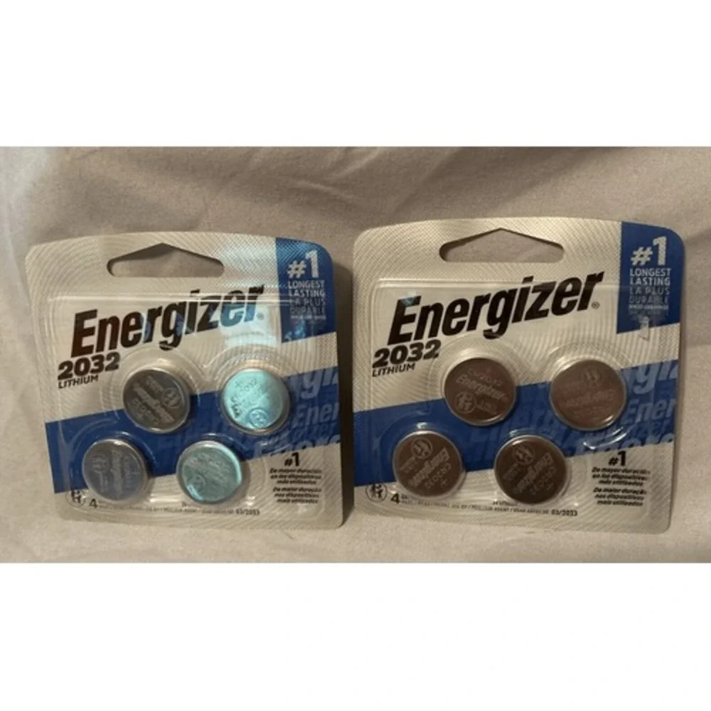Energizer 2032 Lithium Coin‎ Batteries 2 packs (Expire2033)